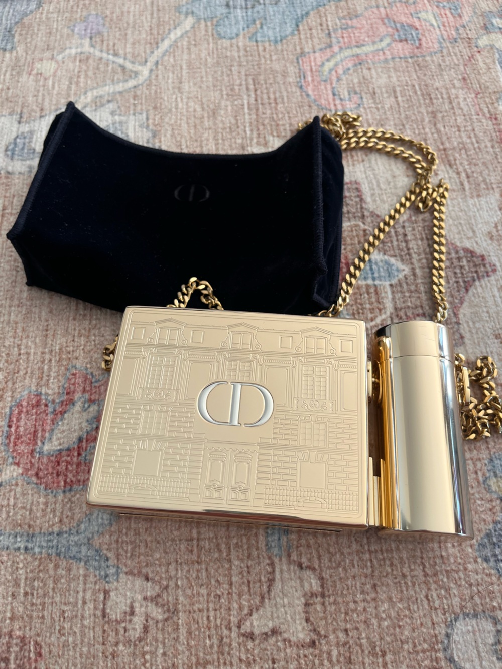 Christian Dior Rouge Minaudiere Clutch